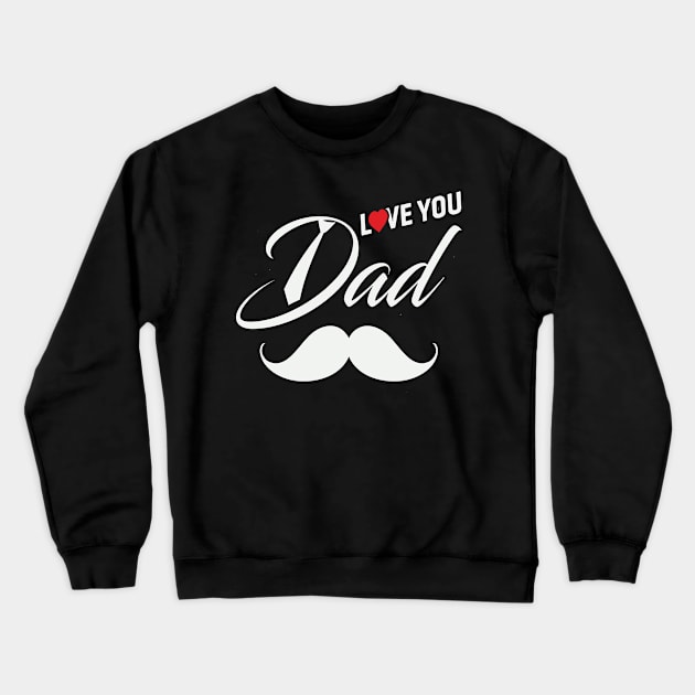 mustache Crewneck Sweatshirt by Mourad1984